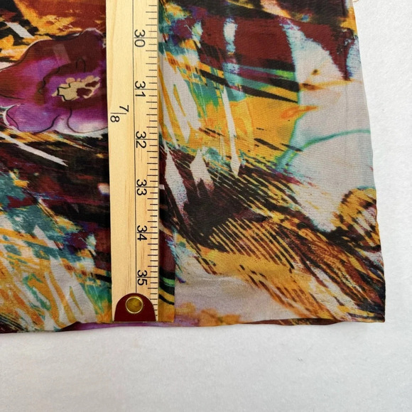 Antonio Melani Sheath Faux Wrap Dress Womens Size 2 Animal Print Floral Lined - Picture 7 of 11